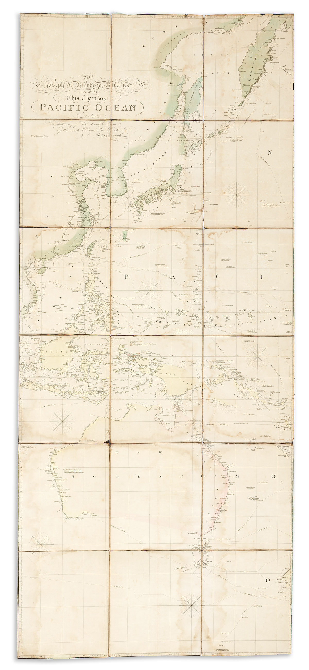 ARROWSMITH, AARON. Chart of the Pacific Ocean.
